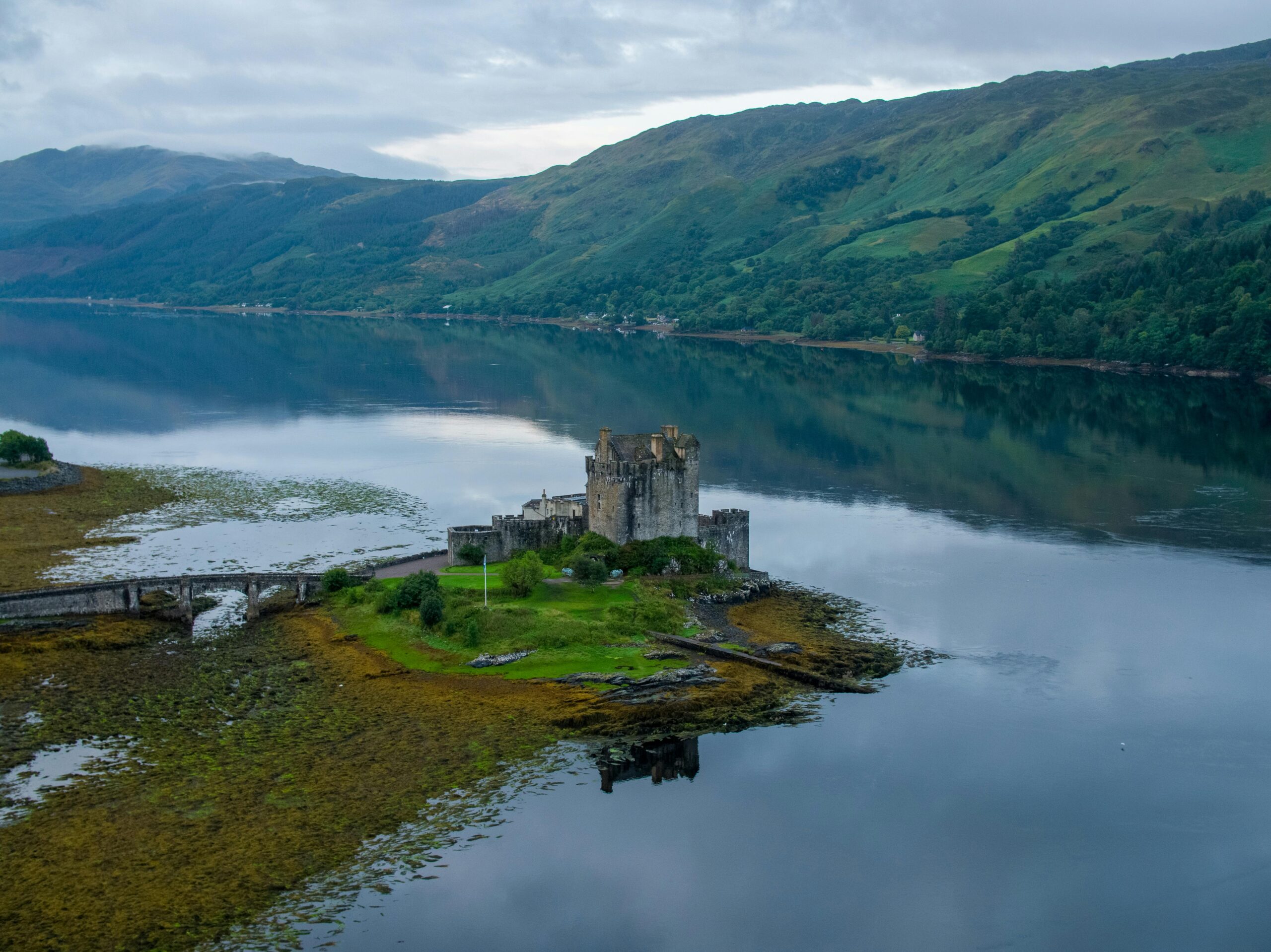 a castle beside a loch